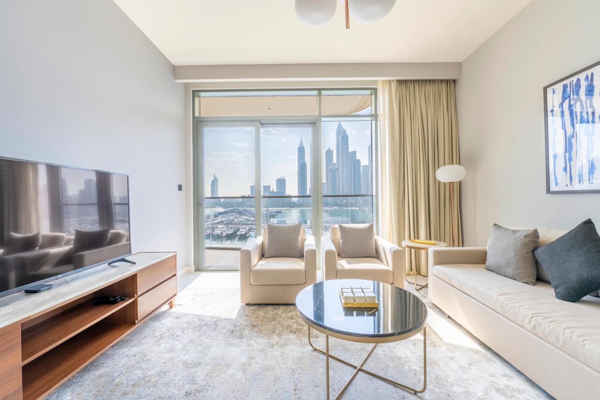 Ultra Luxury Emaar Beachfront - Private Beach And Pool Dubai Buitenkant foto