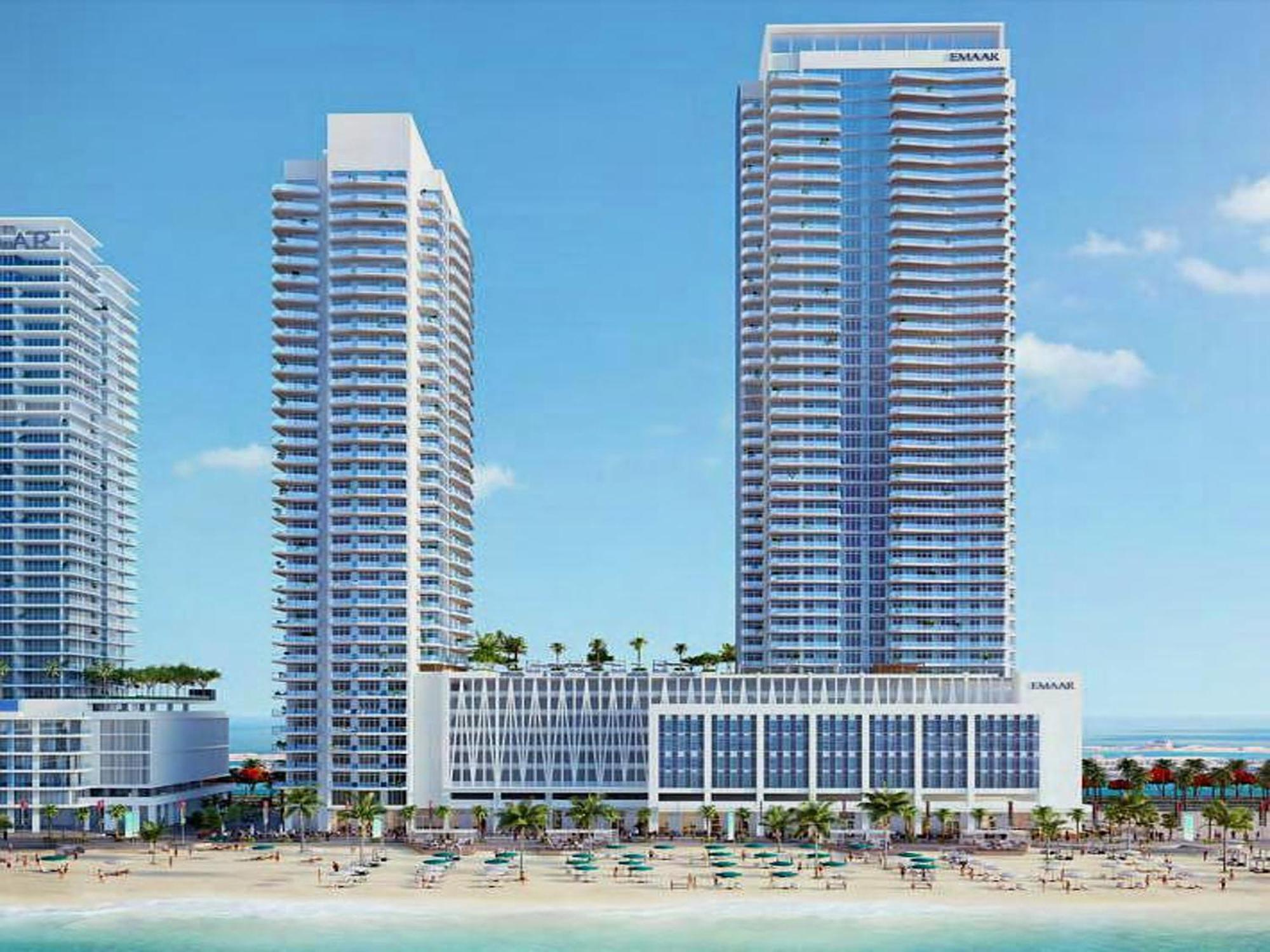 Ultra Luxury Emaar Beachfront - Private Beach And Pool Dubai Buitenkant foto